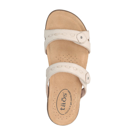 Taos Bandalero Slide Sandal (Women) - Stone Nubuck Sandals - Slide - The Heel Shoe Fitters