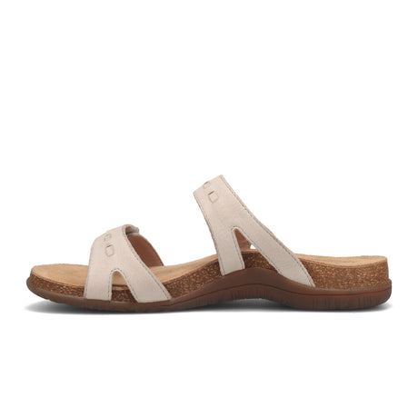 Taos Bandalero Slide Sandal (Women) - Stone Nubuck Sandals - Slide - The Heel Shoe Fitters