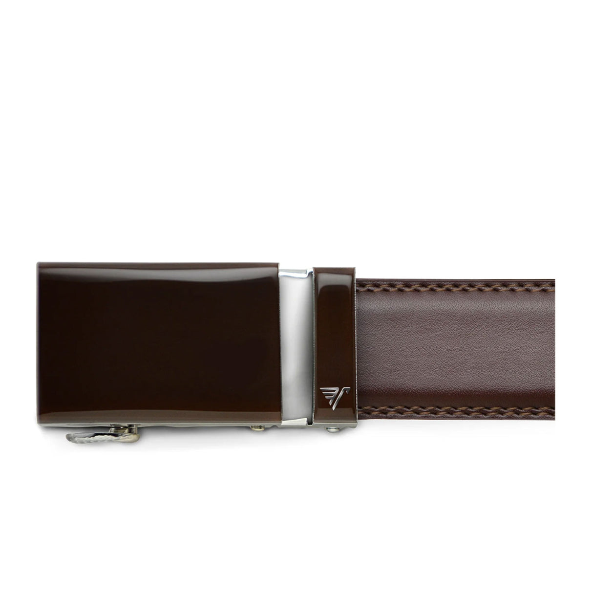 Mission Belts Leather Belt (Men) - Chocolate/Chocolate Brown Leather Accessories - Belts - Leather - The Heel Shoe Fitters