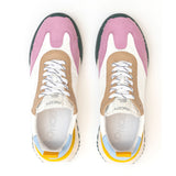 Oncept Brooklyn Sneaker (Women) - White Multi Athletic - Casual - LaceUp - The Heel Shoe Fitters