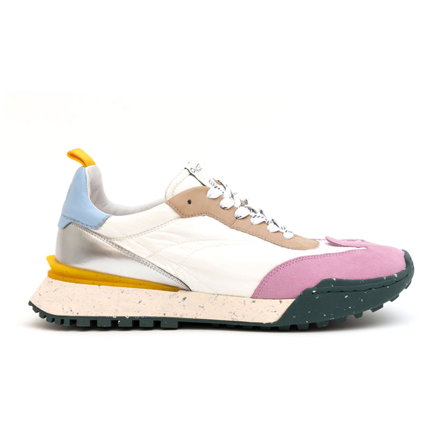 Oncept Brooklyn Sneaker (Women) - White Multi Athletic - Casual - LaceUp - The Heel Shoe Fitters