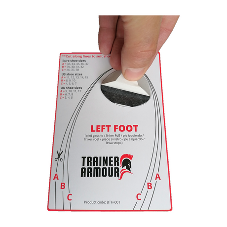 Trainer Armour Big Toe Hole Preventer - Black Accessories - Shoe Care - The Heel Shoe Fitters