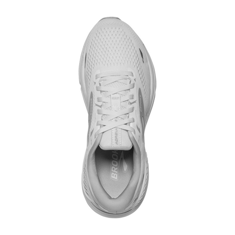 Brooks Adrenaline GTS 23 Running Shoe (Women) - White/Oyster/Silver Athletic - Running - The Heel Shoe Fitters