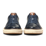 Cole Haan Grandpro Court Skyweave Sneaker (Men) - Navy Blazer/CH British Tan/Ivory Athletic - Casual - Lace Up - The Heel Shoe Fitters