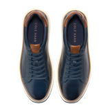 Cole Haan Grandpro Court Skyweave Sneaker (Men) - Navy Blazer/CH British Tan/Ivory Athletic - Casual - Lace Up - The Heel Shoe Fitters