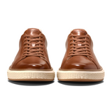 Cole Haan Grandpro Court Skyweave Sneaker (Men) - British Tan/Ivory Suede/Ivory Athletic - Casual - Lace Up - The Heel Shoe Fitters