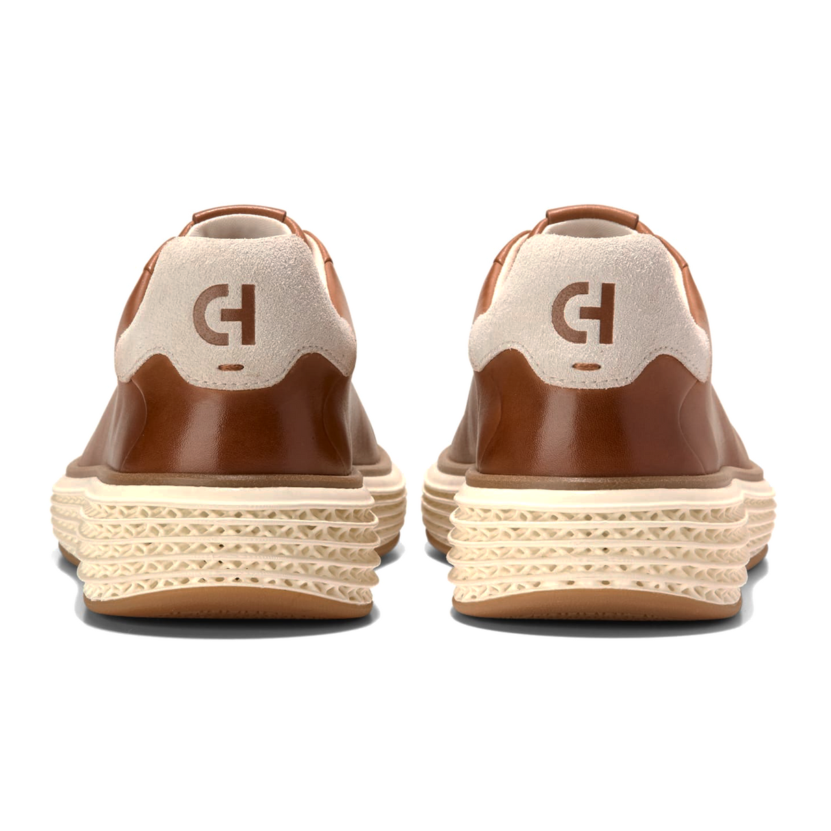 Cole Haan Grandpro Court Skyweave Sneaker (Men) - British Tan/Ivory Suede/Ivory Athletic - Casual - Lace Up - The Heel Shoe Fitters