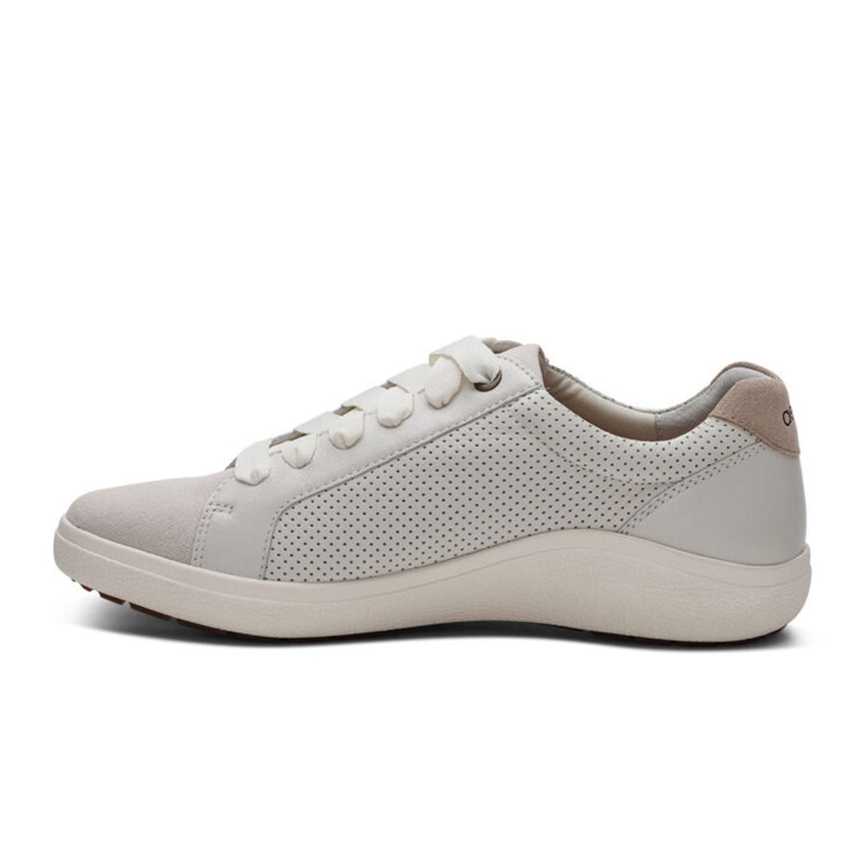 Aetrex Courtney Lace Up Sneaker (Women) - Chalk Athletic - Casual - Lace Up - The Heel Shoe Fitters