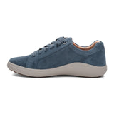 Aetrex Courtney Lace Up Sneaker (Women) - Blue Athletic - Casual - Lace Up - The Heel Shoe Fitters