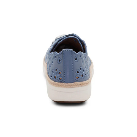 Aetrex Charlotte Sneaker (Women) - Hazy Blue Athletic - Casual - Lace Up - The Heel Shoe Fitters