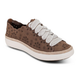 Aetrex Charlotte Sneaker (Women) - Taupe Nubuck