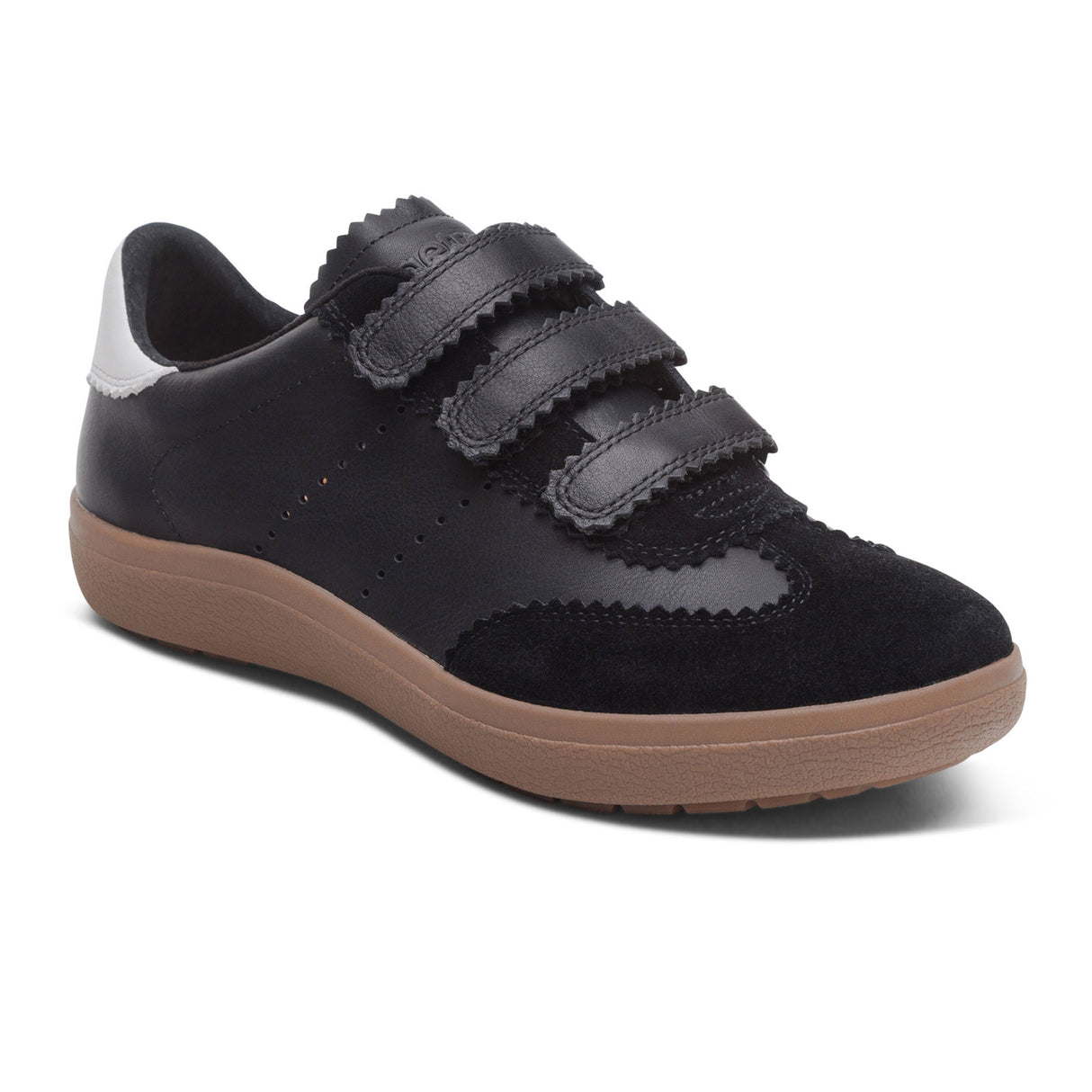 Aetrex Morgan Sneaker (Women) - Black Athletic - Casual - Slip On - The Heel Shoe Fitters
