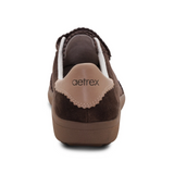 Aetrex Morgan Sneaker (Women) - Dark Brown Athletic - Casual - Slip On - The Heel Shoe Fitters