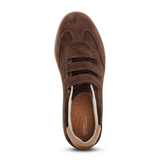 Aetrex Morgan Sneaker (Women) - Dark Brown Athletic - Casual - Slip On - The Heel Shoe Fitters