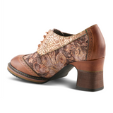 L'Artiste Caden (Women) - Tan Multi Dress-Casual - Oxford - The Heel Shoe Fitters