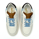 Kamo-Gutsu CAMPA 010 Sneaker (Women) - Bianco/Cielo Athletic - Casual - Lace Up - The Heel Shoe Fitters