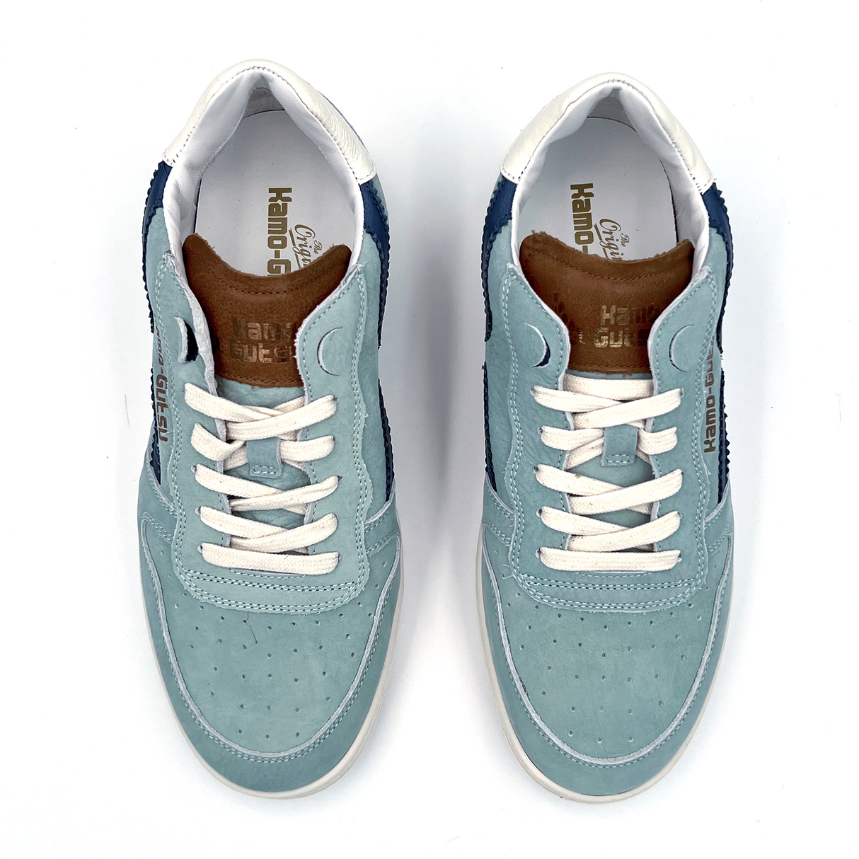 Kamo-Gutsu CAMPA 010 Sneaker (Women) - Wash Menta/Jeans Athletic - Casual - Lace Up - The Heel Shoe Fitters