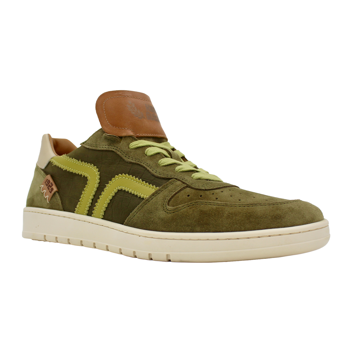 Kamo-Gutsu CAMPO 048 Low Sneaker (Men) - Hunter/Zolfo Athletic - Casual - Lace Up - The Heel Shoe Fitters