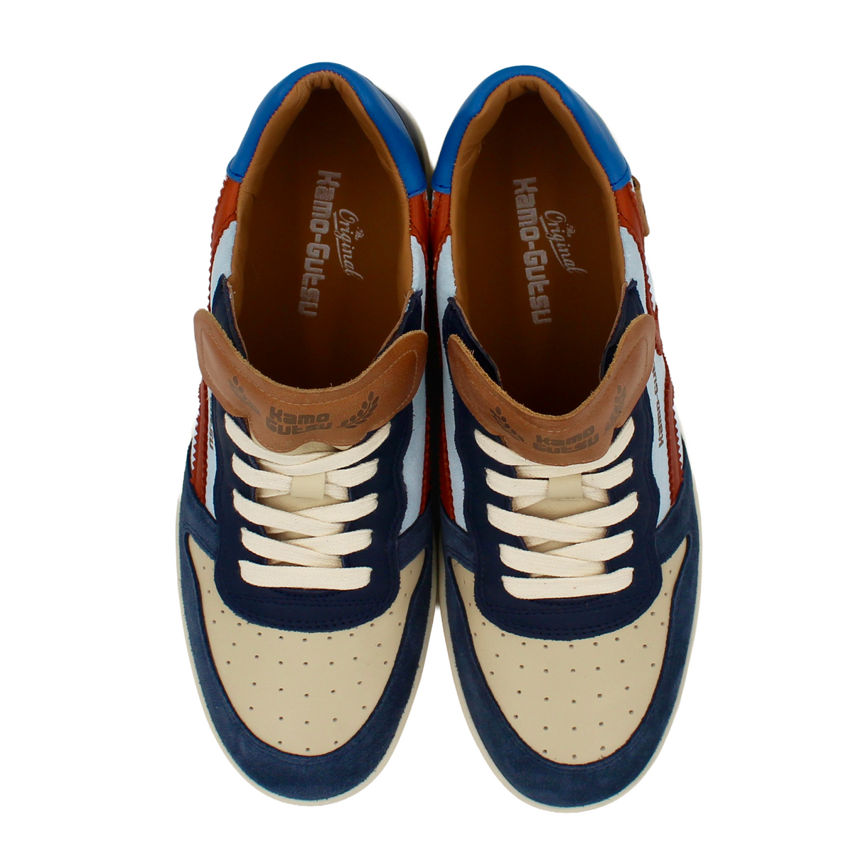 Kamo-Gutsu CAMPO 048 Low Sneaker (Men) - Jeans Combi Athletic - Casual - Lace Up - The Heel Shoe Fitters