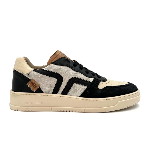 Kamo-Gutsu CAMPO 048 Sneaker (Men) - Nero Combi Athletic - Casual - Lace Up - The Heel Shoe Fitters