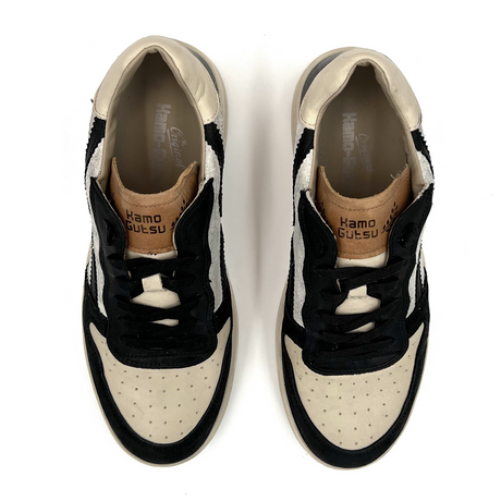 Kamo-Gutsu CAMPO 048 Sneaker (Men) - Nero Combi Athletic - Casual - Lace Up - The Heel Shoe Fitters