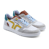 Kamo-Gutsu CAMPO 048 Sneaker (Men) - Cream/White/Cobalt Dress-Casual - Sneakers - The Heel Shoe Fitters