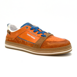 Kamo-Gutsu CAMPO 058 Sneaker (Men) - Lavato/Arancio Athletic - Casual - Lace Up - The Heel Shoe Fitters