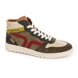 Kamo-Gutsu CAMPO 148 Mid Sneaker (Men) - Musgo/Papavero