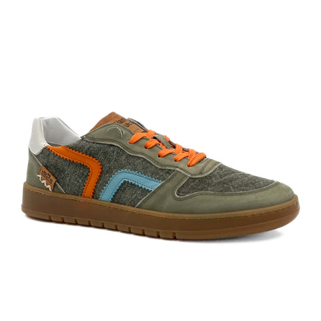 Kamo-Gutsu CAMPO 048 Sneaker (Men) - Medusa/Olive Athletic - Casual - Lace Up - The Heel Shoe Fitters