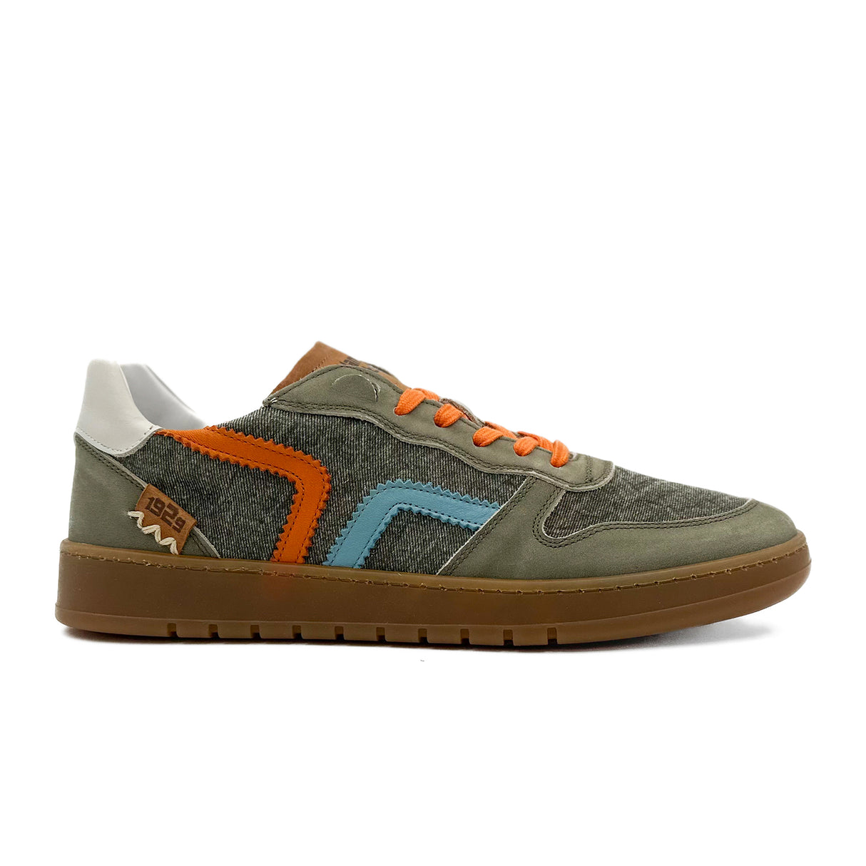 Kamo-Gutsu CAMPO 048 Sneaker (Men) - Medusa/Olive Athletic - Casual - Lace Up - The Heel Shoe Fitters