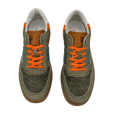 Kamo-Gutsu CAMPO 048 Sneaker (Men) - Medusa/Olive Athletic - Casual - Lace Up - The Heel Shoe Fitters