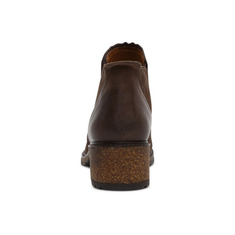 Aetrex Frankie Ankle Boot (Women) - Brown Leather Boots - Fashion - Ankle Boot - The Heel Shoe Fitters