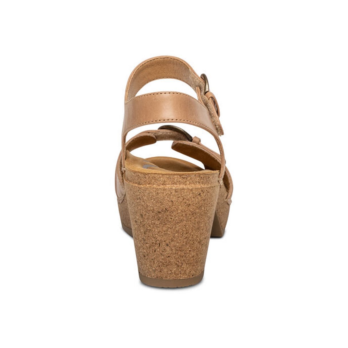 Aetrex Tory Heeled Sandal (Women) - Camel Sandals - Heel/Wedge - The Heel Shoe Fitters