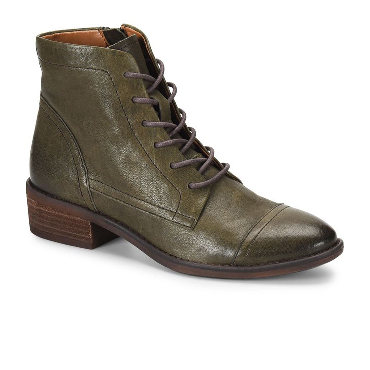 Comfortiva Cordia Ankle Boot (Women) - Army Green The Heel Shoe Fitters Comfortiva Cordia Ankle Boot (Women) - Army Green The Heel Shoe Fitters
