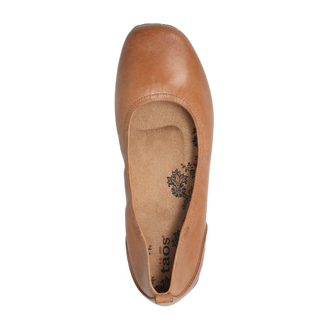 Taos Chit Chat Flat (Women) - Caramel Dress-Casual - Flats - The Heel Shoe Fitters