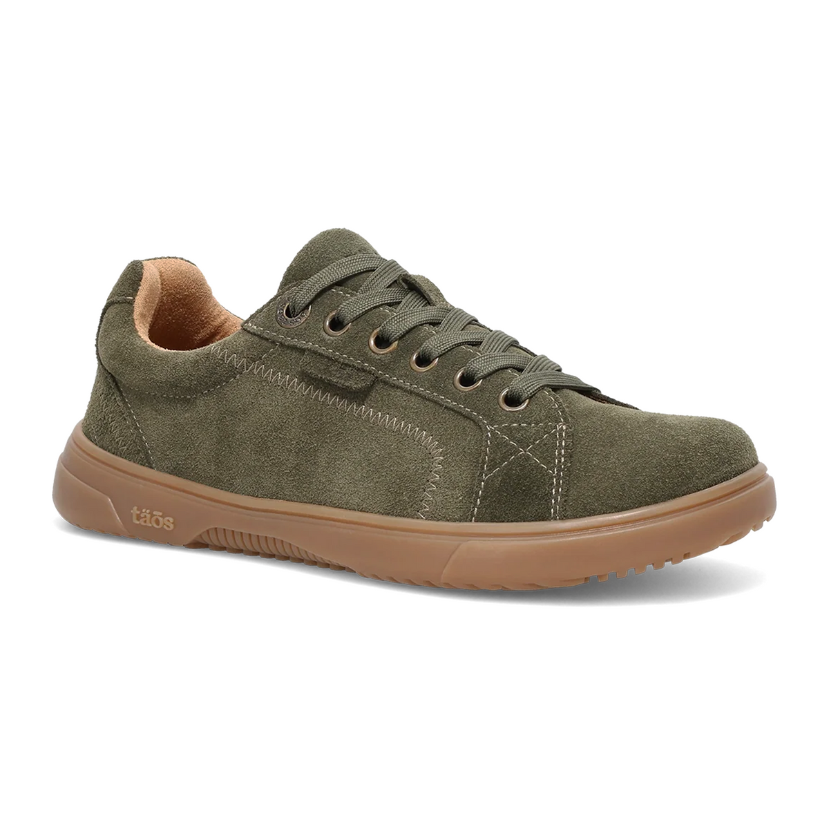 Taos Champ (Women) - Moss Green Suede Athletic - Casual - Lace Up - The Heel Shoe Fitters