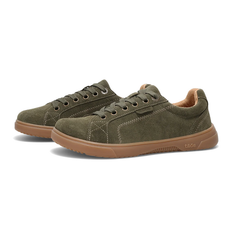 Taos Champ (Women) - Moss Green Suede Athletic - Casual - Lace Up - The Heel Shoe Fitters