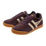 Gola Harrier Mirror Sneaker (Women) - Cocoa/Gold/Gum Athletic - Casual - Lace Up - The Heel Shoe Fitters