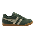 Gola Harrier Mirror Sneaker (Women) - Evergreen/Gold/Gum Athletic - Casual - Lace Up - The Heel Shoe Fitters