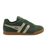 Gola Harrier Mirror Sneaker (Women) - Evergreen/Gold/Gum Athletic - Casual - Lace Up - The Heel Shoe Fitters