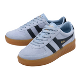 Gola Grandslam Suede Sneaker (Women) - Air/Navy/Gum Athletic - Casual - Lace Up - The Heel Shoe Fitters