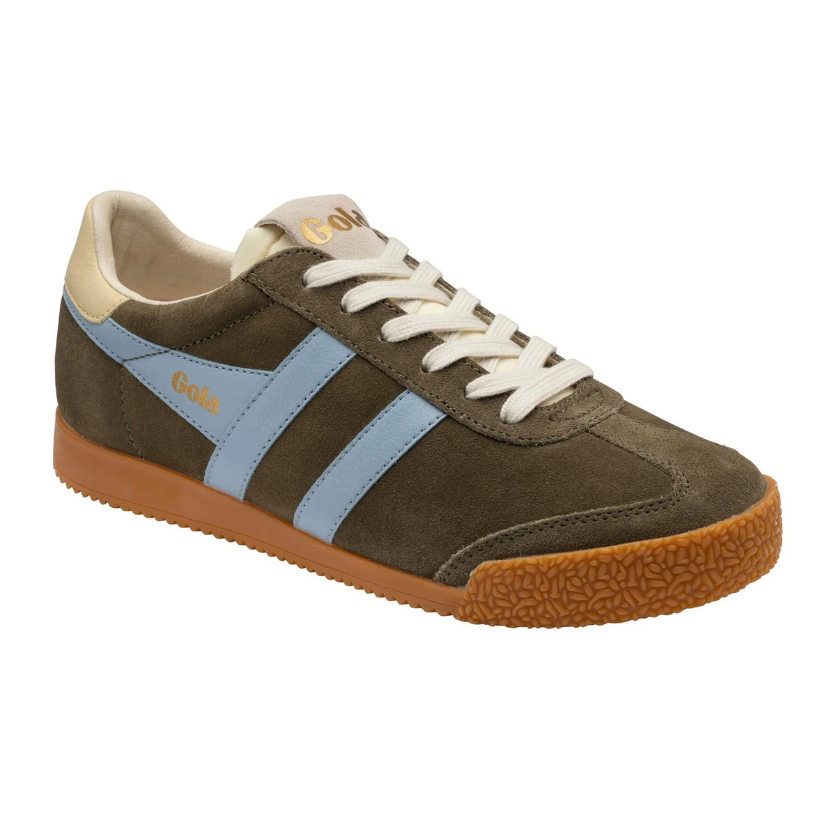 Gola Elan Sneaker (Women) - Khaki/Air/Buttermilk Athletic - Casual - Lace Up - The Heel Shoe Fitters