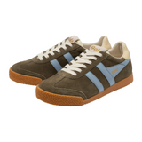 Gola Elan Sneaker (Women) - Khaki/Air/Buttermilk Athletic - Casual - Lace Up - The Heel Shoe Fitters