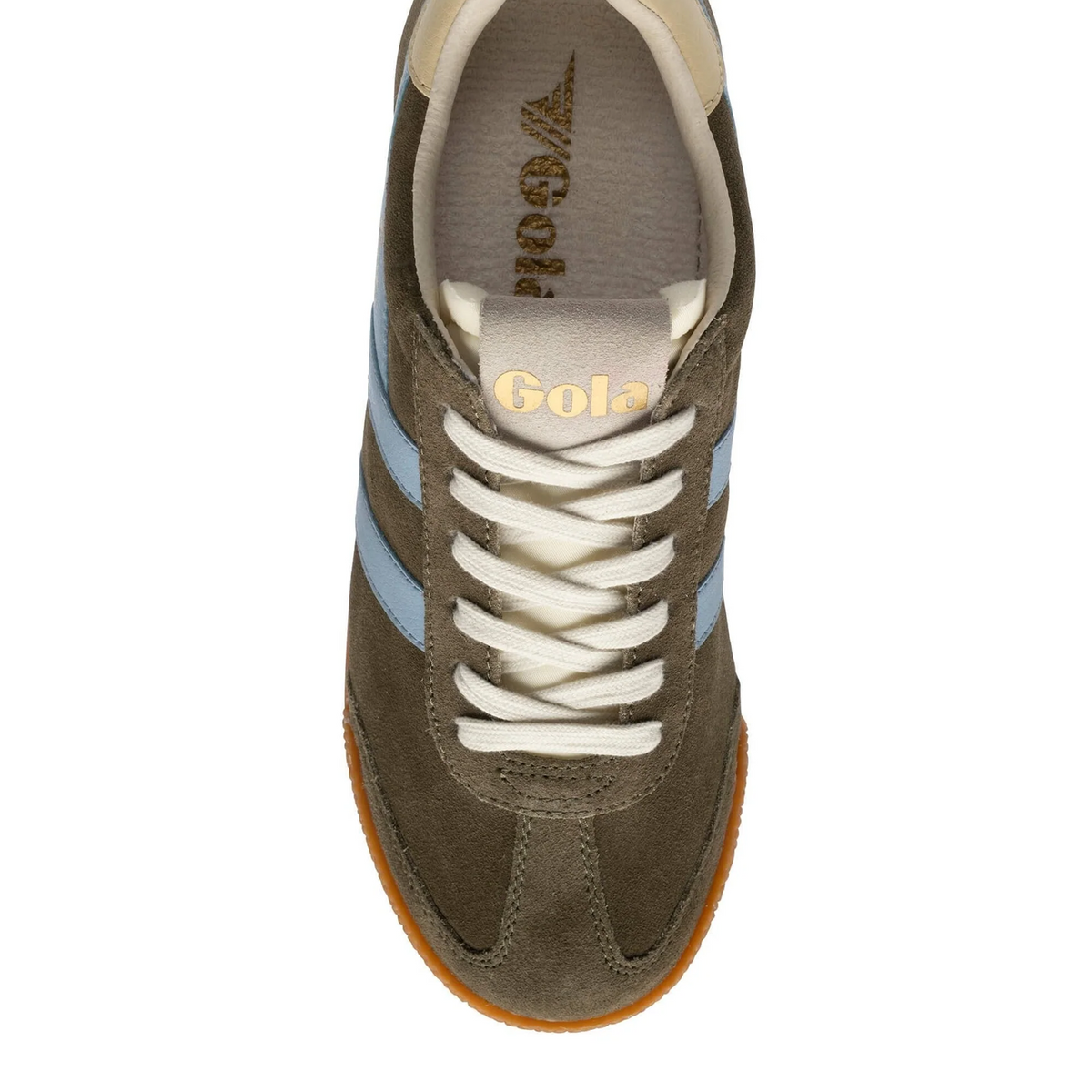 Gola Elan Sneaker (Women) - Khaki/Air/Buttermilk Athletic - Casual - Lace Up - The Heel Shoe Fitters