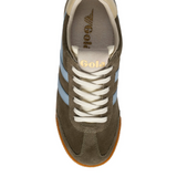 Gola Elan Sneaker (Women) - Khaki/Air/Buttermilk Athletic - Casual - Lace Up - The Heel Shoe Fitters