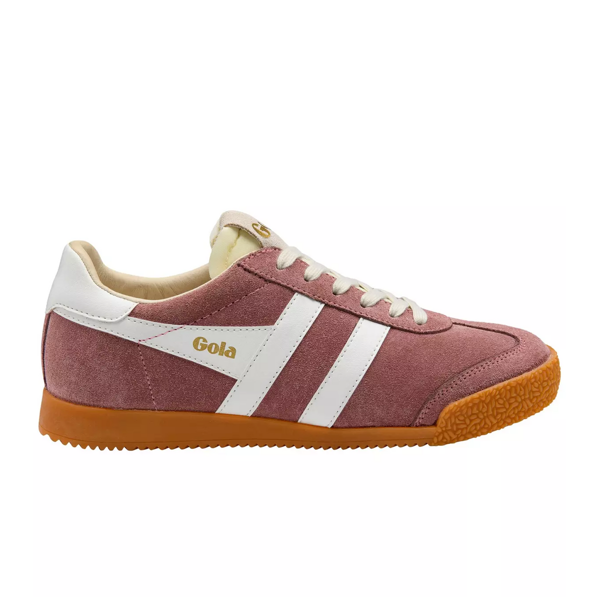 Gola Elan Sneaker (Women) - Brown Rose/White Athletic - Casual - Lace Up - The Heel Shoe Fitters
