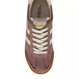 Gola Elan Sneaker (Women) - Brown Rose/White Athletic - Casual - Lace Up - The Heel Shoe Fitters