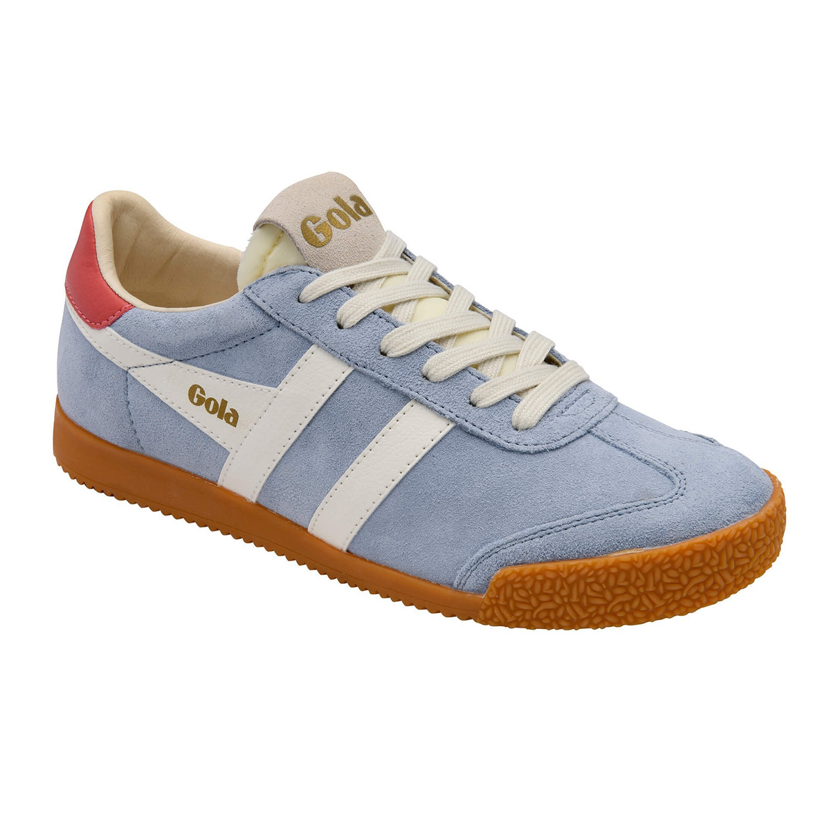 Gola Elan Sneaker (Women) - Air/Off White/Coral Athletic - Casual - Lace Up - The Heel Shoe Fitters
