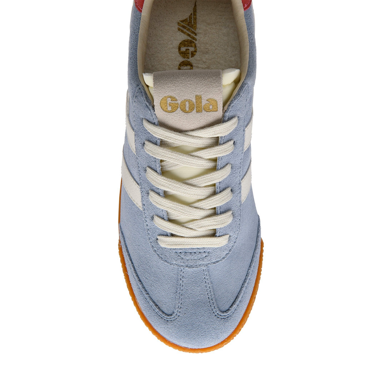 Gola Elan Sneaker (Women) - Air/Off White/Coral Athletic - Casual - Lace Up - The Heel Shoe Fitters
