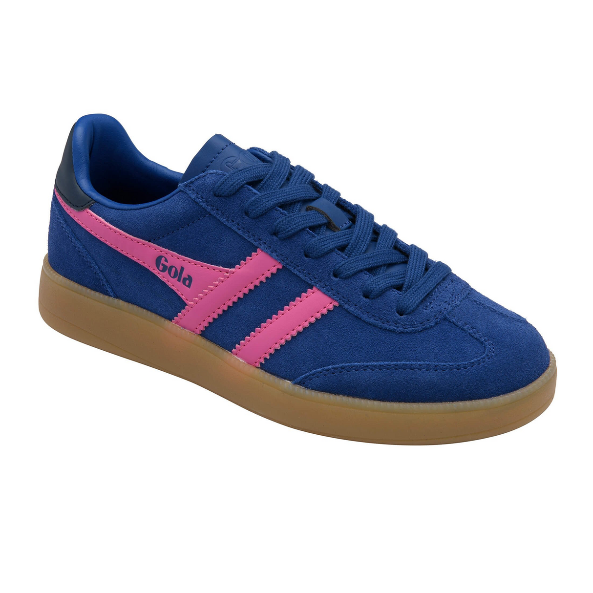 Gola Viper Sneaker (Women) - Deep Blue/Shocking Pink/Navy/Gum Athletic - Casual - Lace Up - The Heel Shoe Fitters